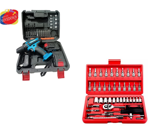 Combo TaladroMakita24VKit Herramientax46