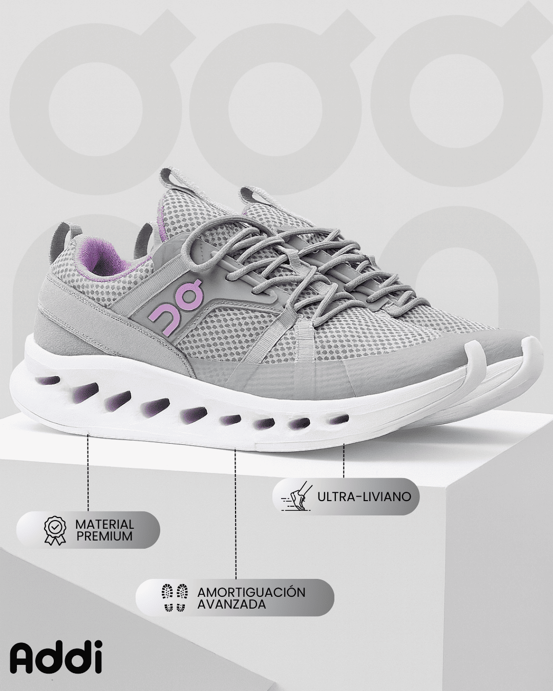 TENIS ZENITH ON +🎁MEDIAS ¡GRATIS!