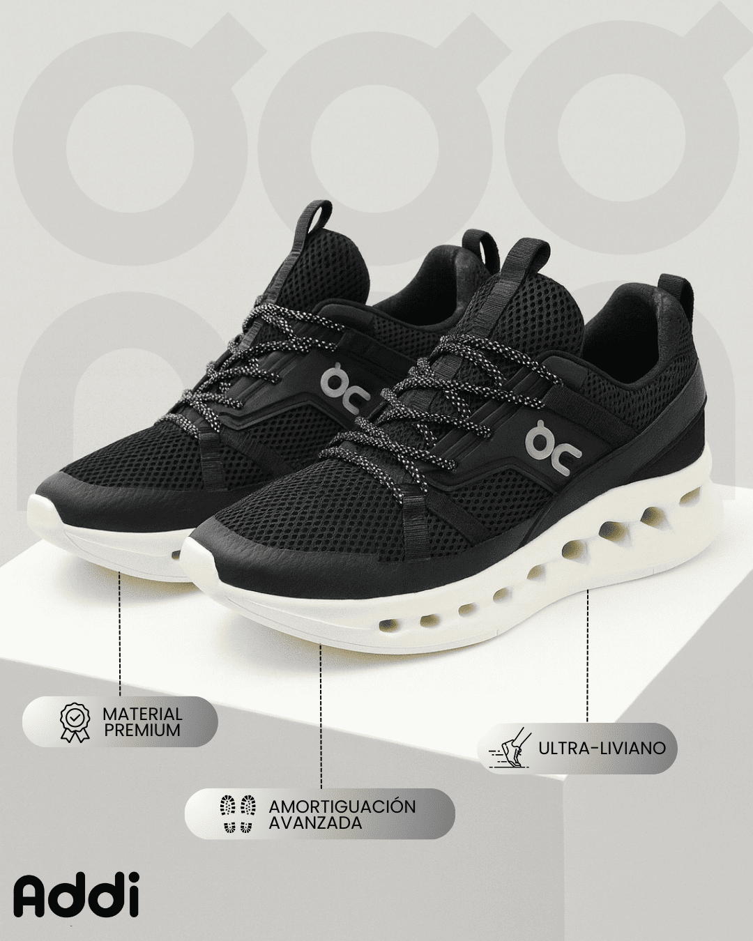 TENIS ZENITH ON +🎁MEDIAS ¡GRATIS!