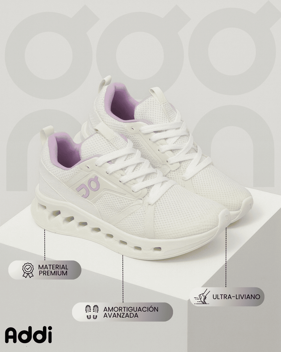 TENIS ZENITH ON +🎁MEDIAS ¡GRATIS!
