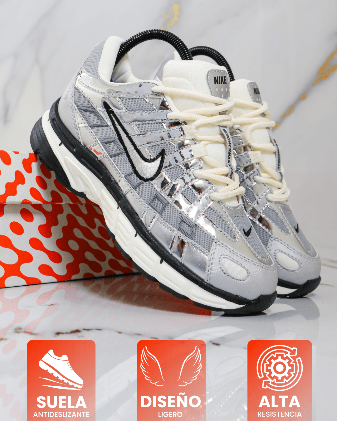 TENIS UNISEX SILVER P6000