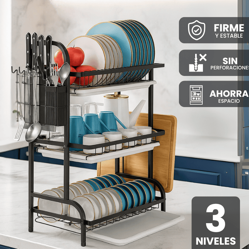 ORGANIZADOR ESCURRIDOR DE PLATOS