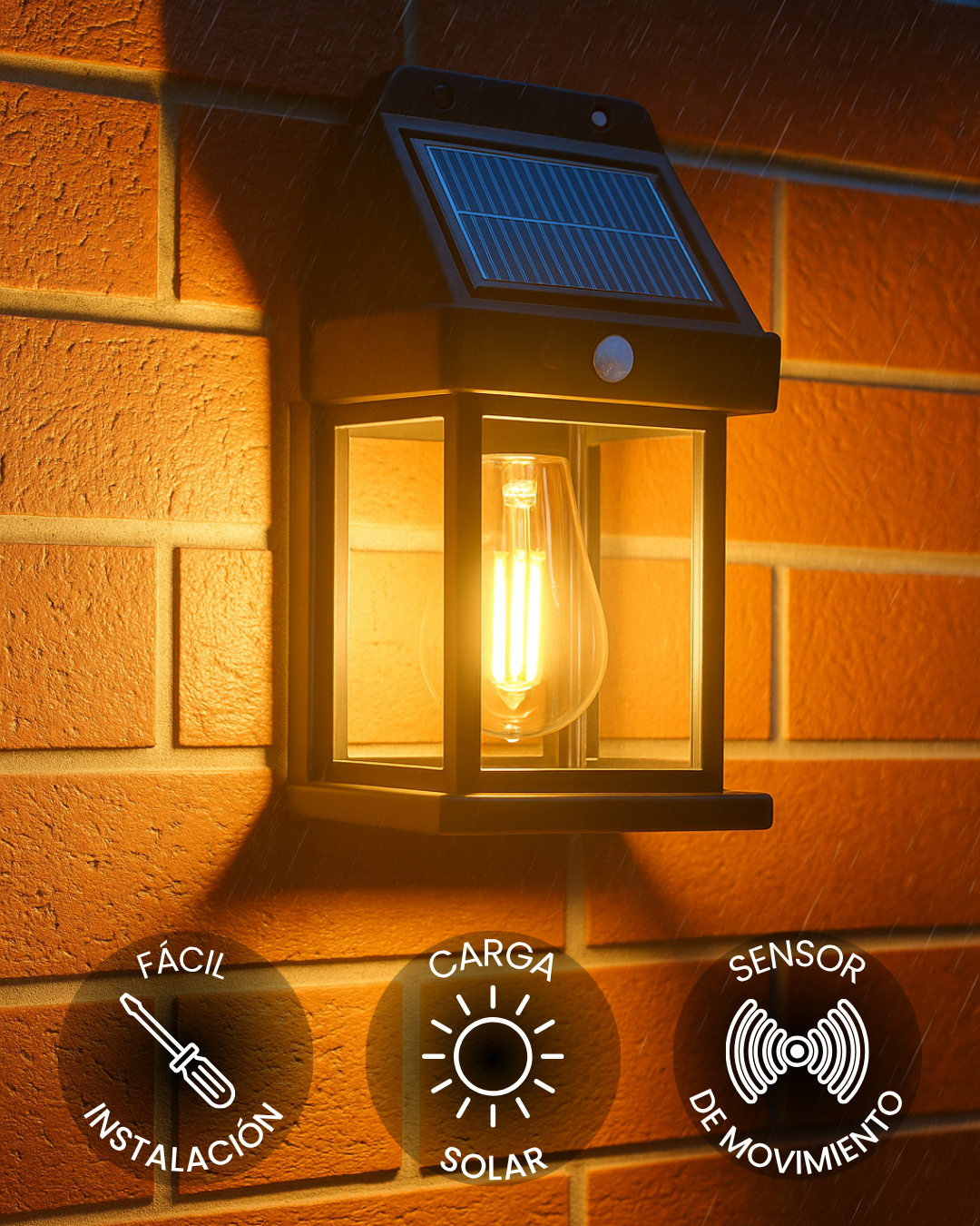 LÁMPARA SOLAR LED