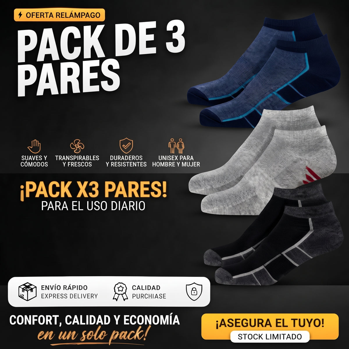 Pack X3 Medias🧦